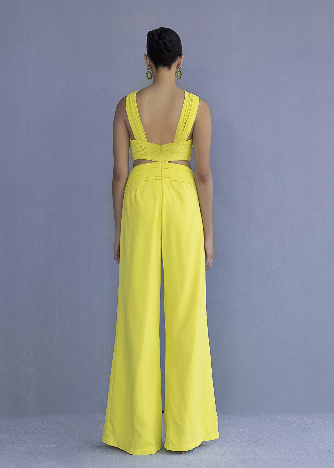 Draped Cutout Jumpsuit