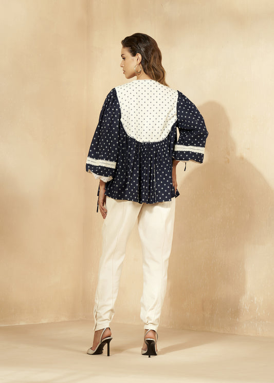 Printed Cotton Blouse