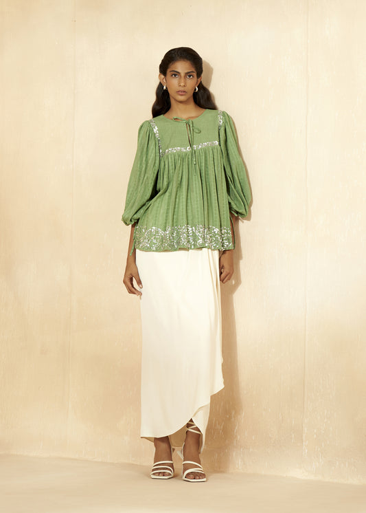 Printed Cotton Blouse
