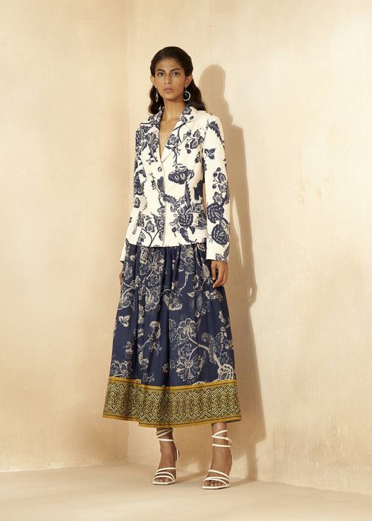 Printed Full Skirt