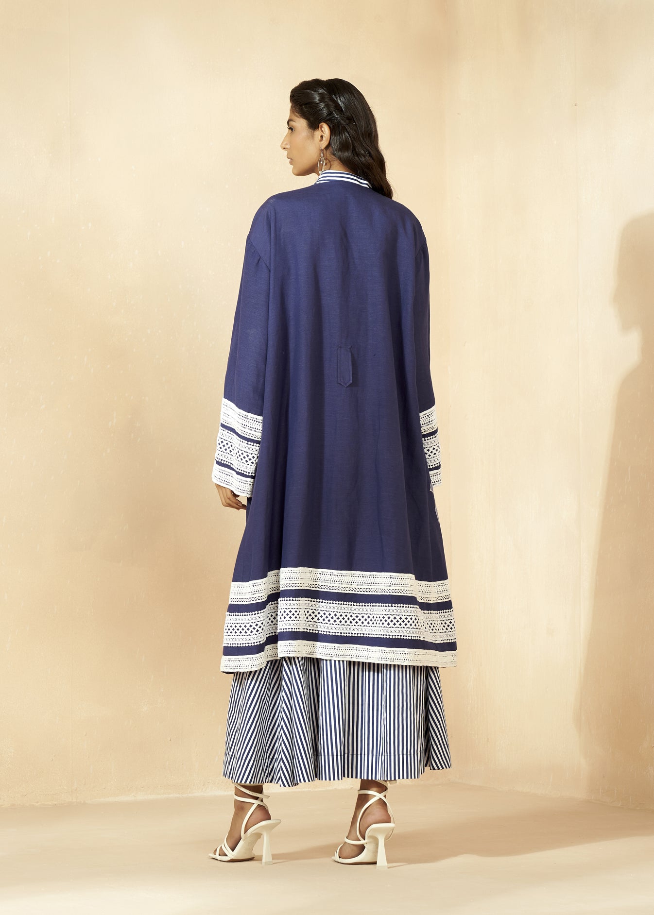 Embroidered Over Coat