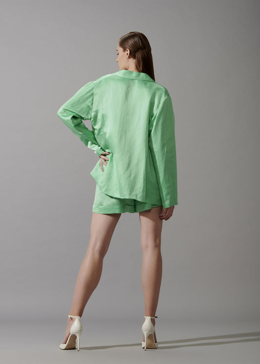 Front Pleated Shorts
