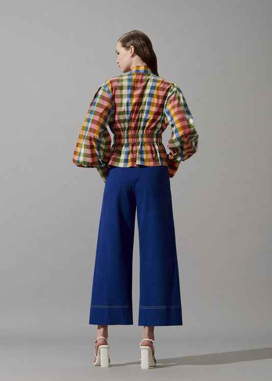 Cropped Flare Denim