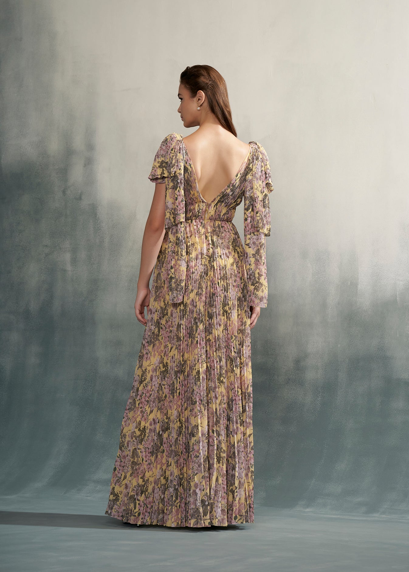 Pleated Maxi Dress