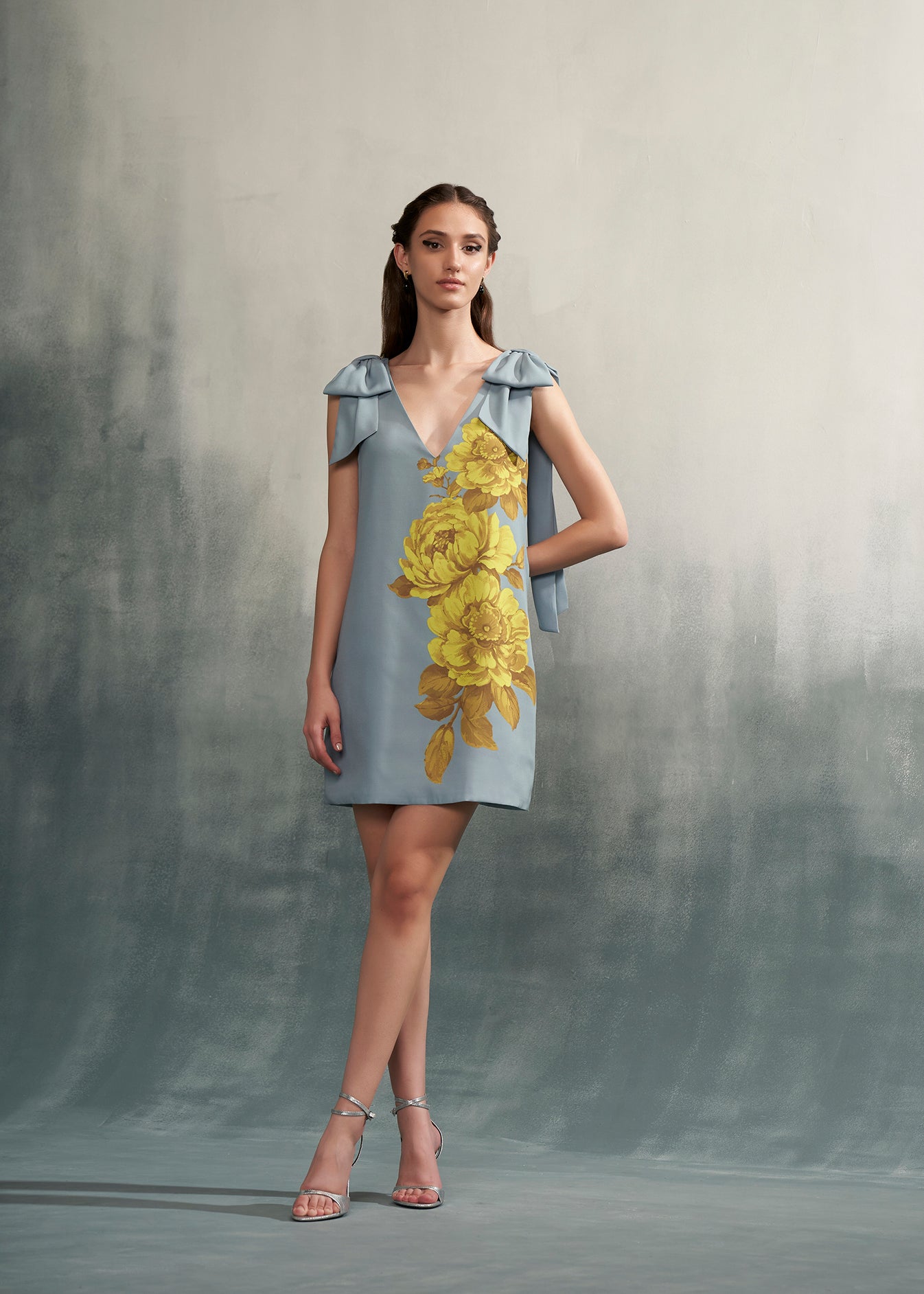 Printed Mini Dress