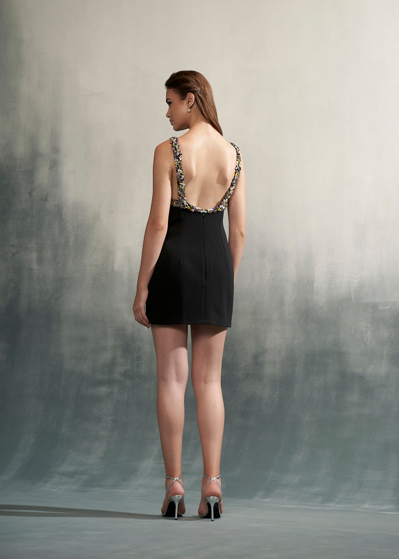 Embellished Shift Dress