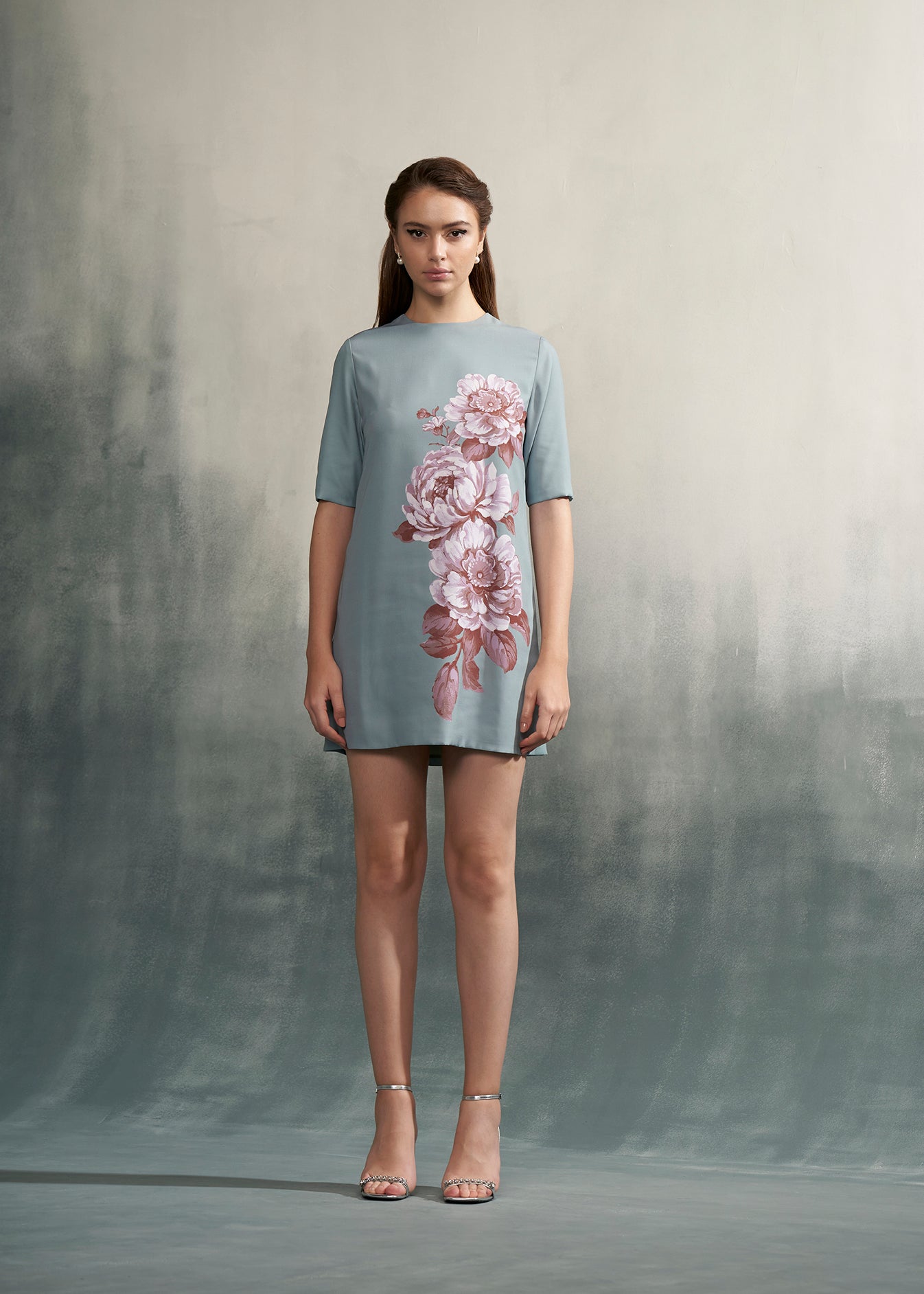 Floral Print Mini Dress