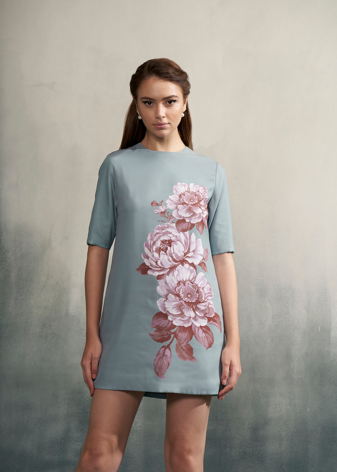 Floral Print Mini Dress