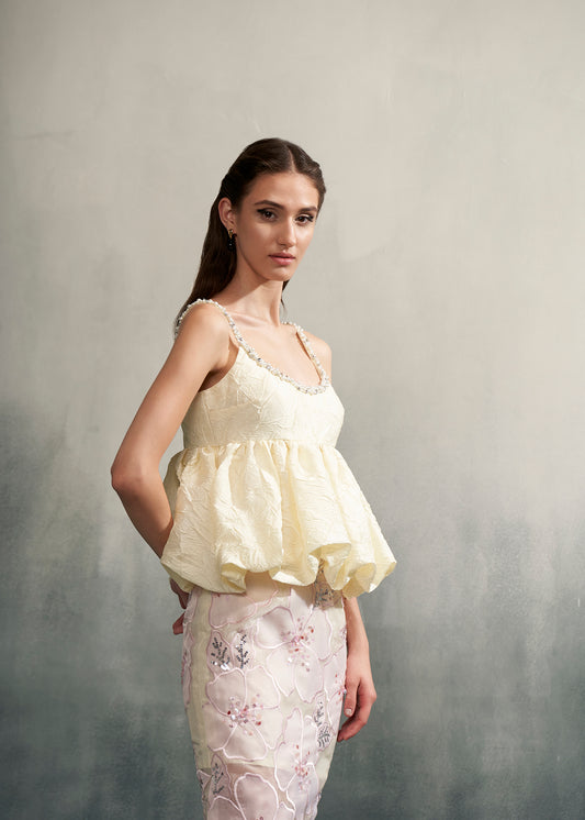 Embroidered Applique Skirt