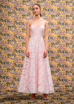 Spaghetti Strap Jacquard Dress