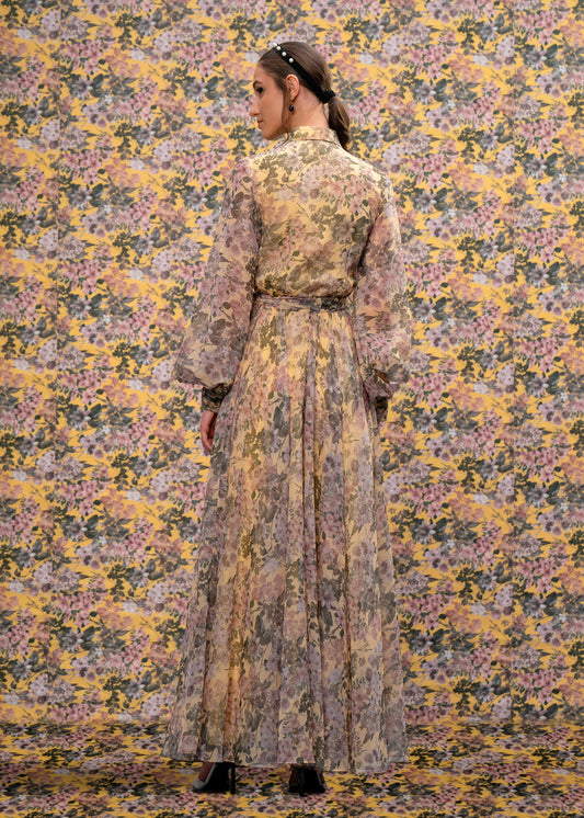 Printed Shirt Dress