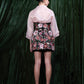 Embroidered Floral Mini Skirt