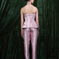 Halter Neck Satin Jacket