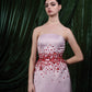 Embellished Strapless Mini Dress