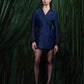 Embellished Sleeve Double Breasted Blazer Mini Dress