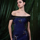 Embroidered Off-Shoulder Dress