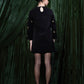 Embroidered Mini Dress With Contrast Yoke And Bow Detail