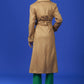 Double-Breasted Longline Trench Coat