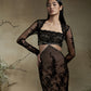 Cut Out Lace Dress