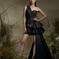 Mini Lace Dress With Trail