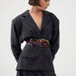Embellished Belt Blazer