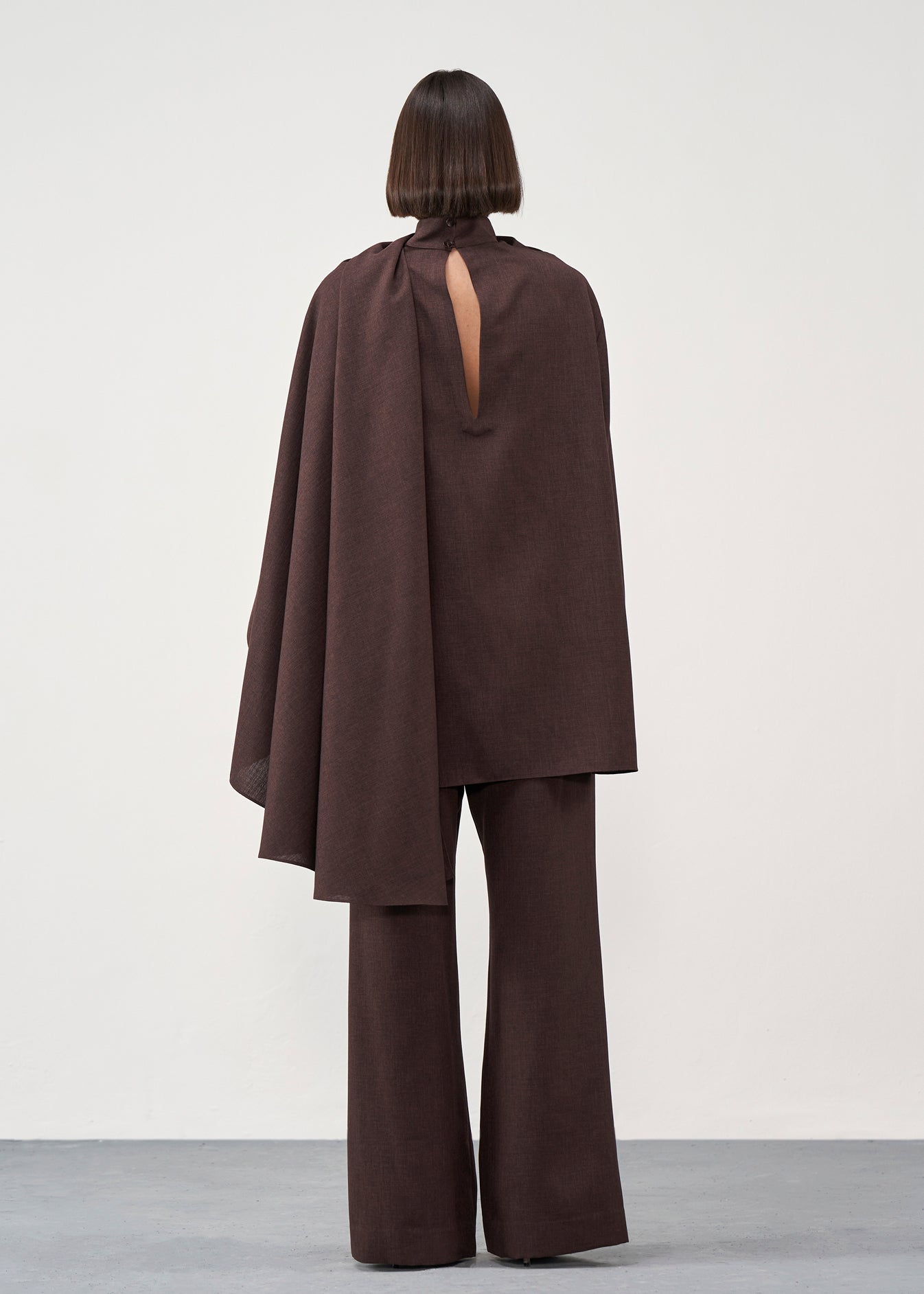 Sculptural Cape Jacket