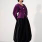 Sculpted Puff-Sleeve Blouse