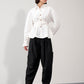 Belted Peplum Shirt