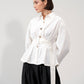 Belted Peplum Shirt