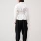 Belted Peplum Shirt