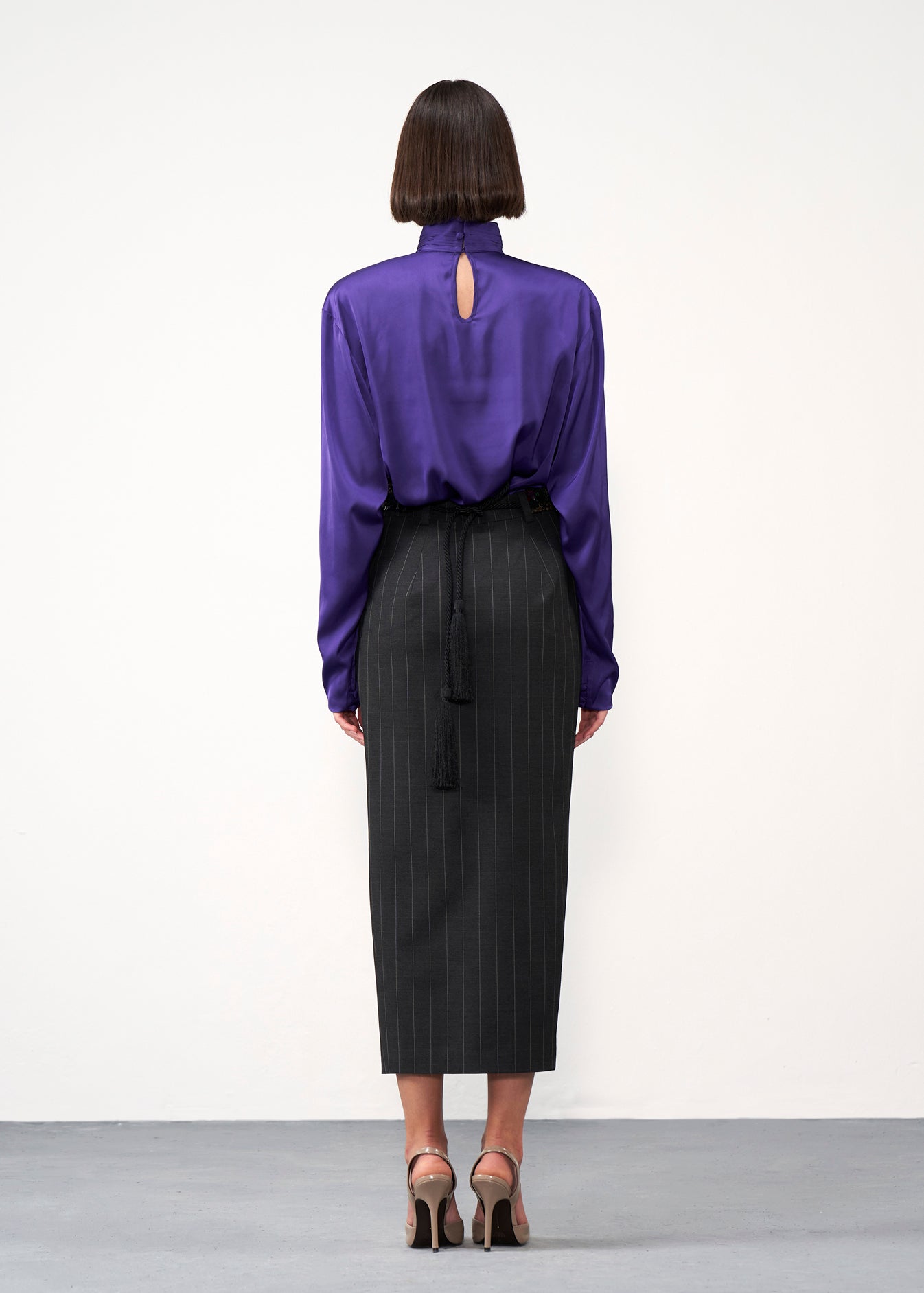 High-Neck Blouse