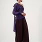 One-Shoulder Draped Blouse