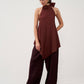 Asymmetric Halter Tunic