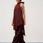 Asymmetric Halter Tunic
