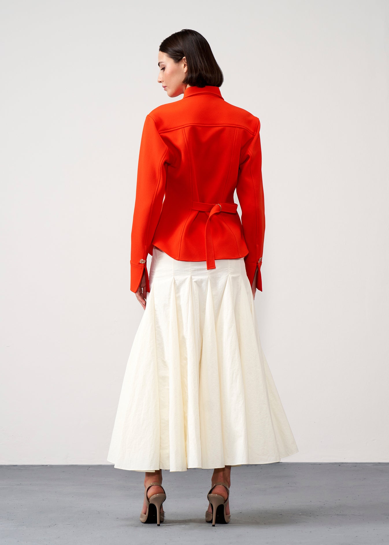 Panelled Midi Skirt