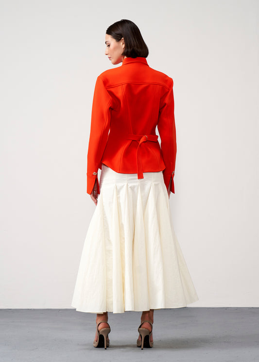Panelled Midi Skirt