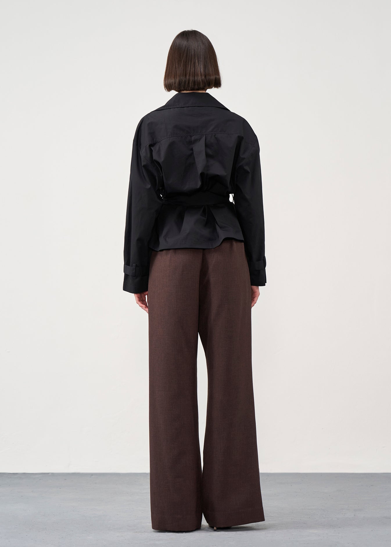 Relaxed Straight-Leg Trousers