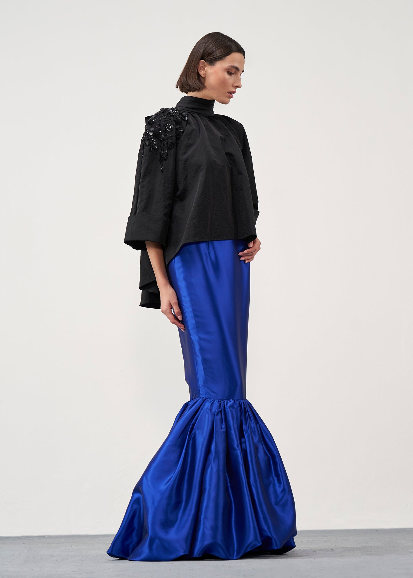 Sculpted Fishtail Skirt
