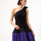 Sculpted Colour-Block Gown