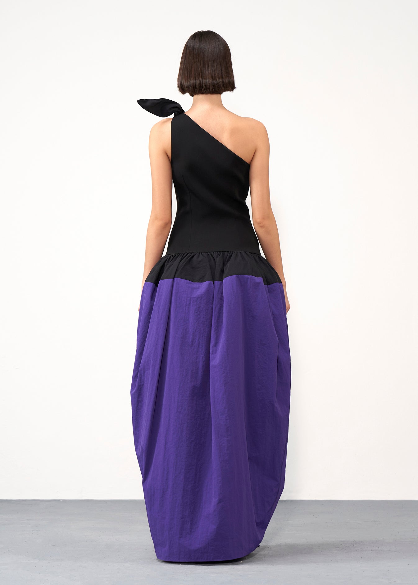 Sculpted Colour-Block Gown