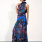 Printed Halter Dress