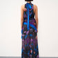 Printed Halter Dress