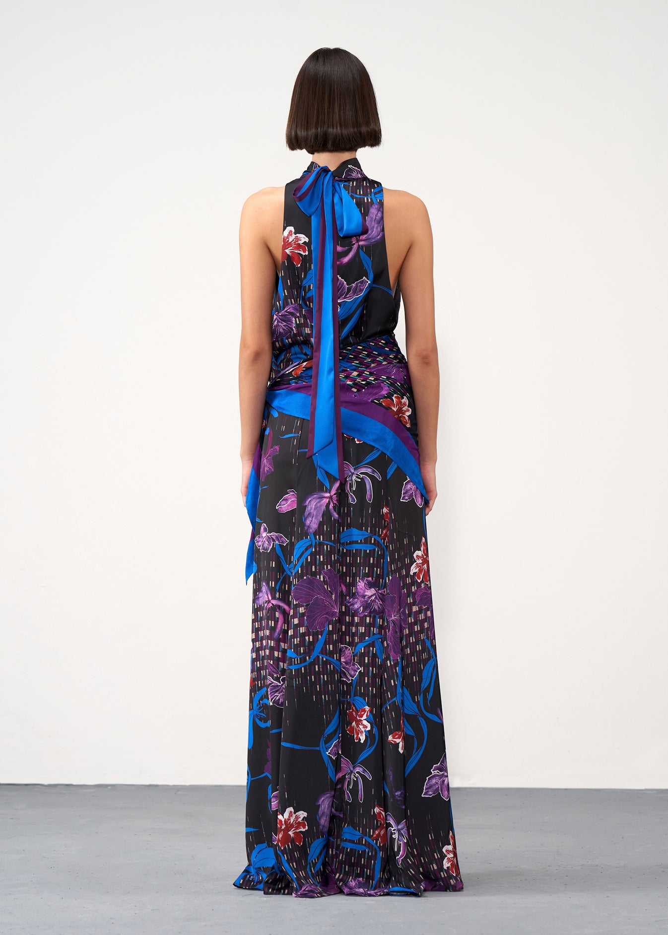 Printed Halter Dress