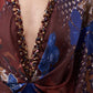 Printed Draped Dress
