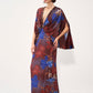 Printed Draped Dress
