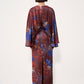Printed Draped Dress