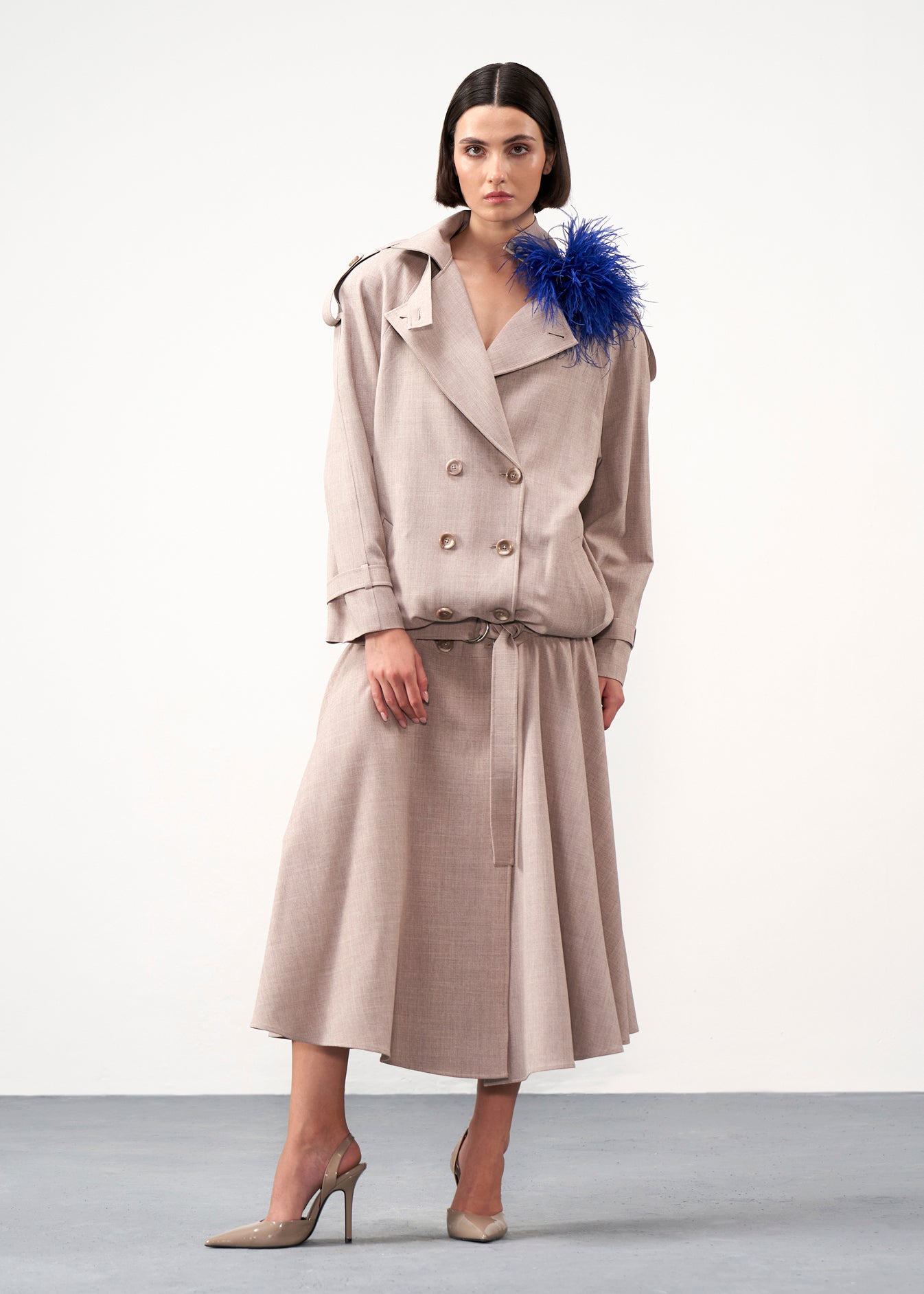 Trench Blazer Dress