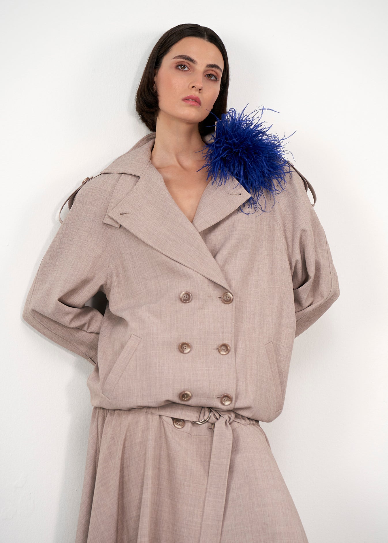 Trench Blazer Dress