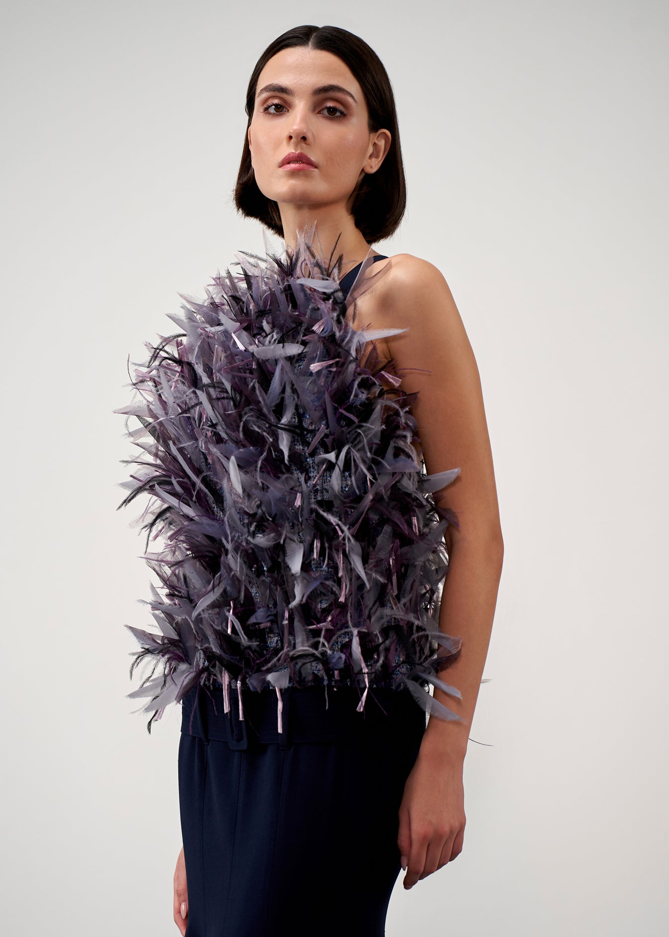 Feathered Mermaid Dress