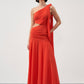 Cut-Out One shoulder Gown